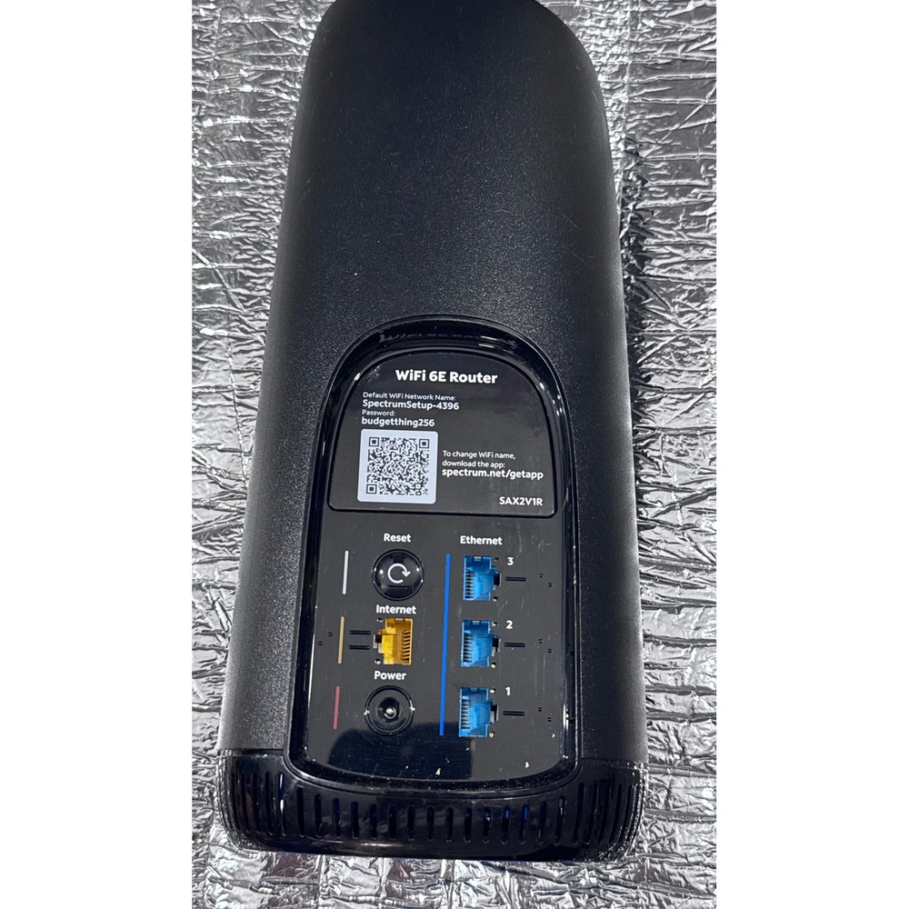 Spectrum WiFi 6E Router SAX2V1R Black Wireless Internet Router - Picture 3 of 4